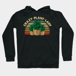 Cute & Funny Crazy Plant Lady Planting Gardening Hoodie